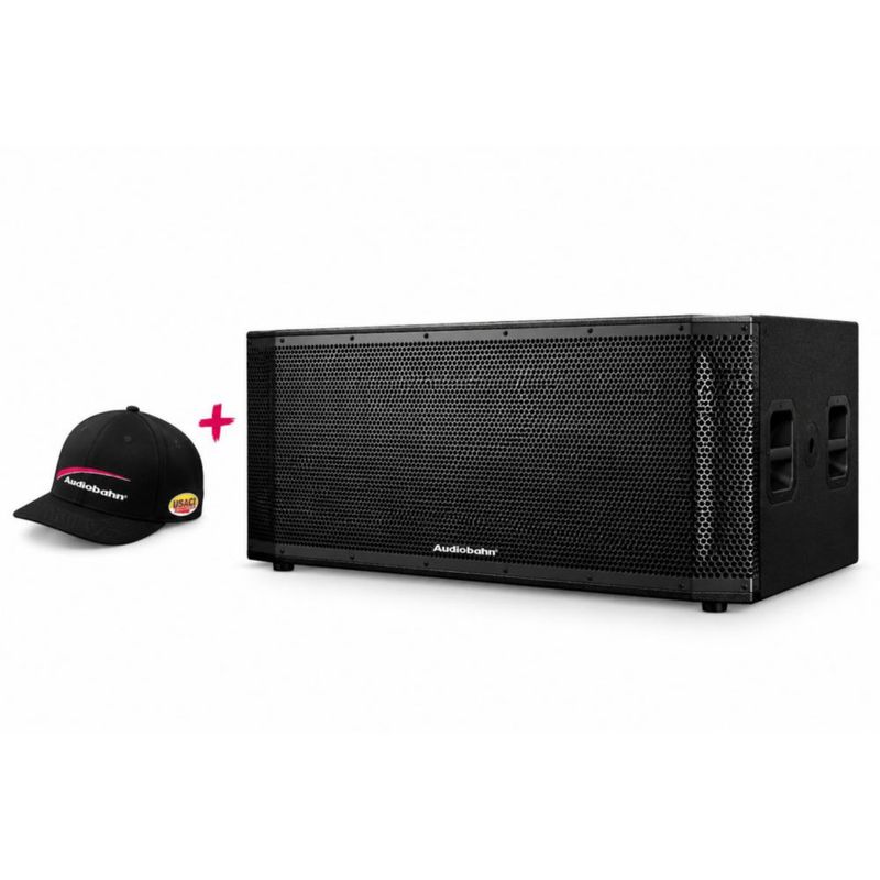 Subwoofer Profesional Dual de 18" 2,000WRMS DSP Audiobahn Monster218