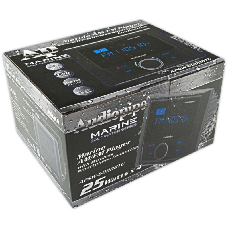 Estéreo Marino Can Am RZR Audiopipe APSW-6000BTU BT USB