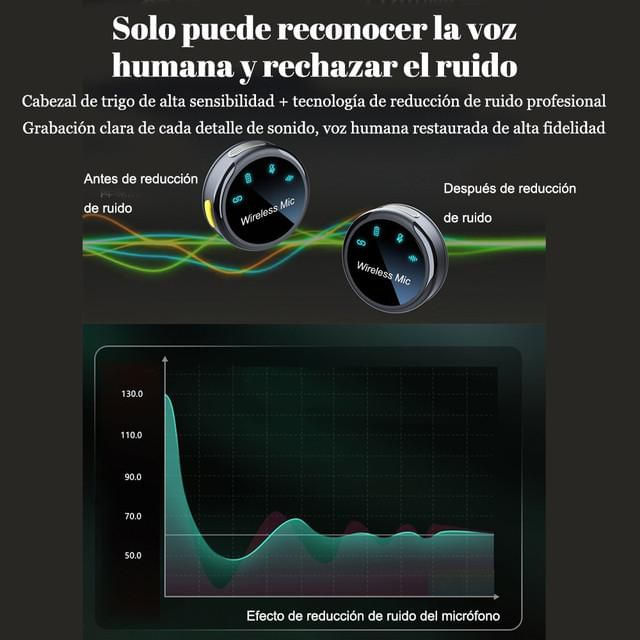 Clip de collar inalámbrico micrófono tipo botón redondo.HOGAWAY