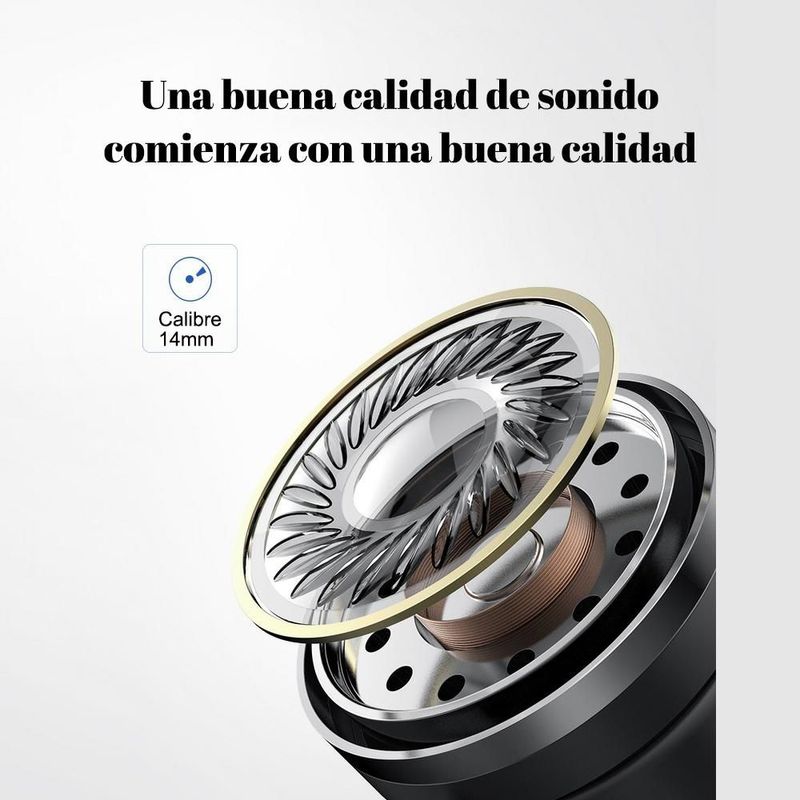 Auriculares con Cable Tipo C para iPhone, OPPO, Huawei y Android,Diseño In-Ear,Compatible con Móvil, PC y Tablets..HOGAWAY