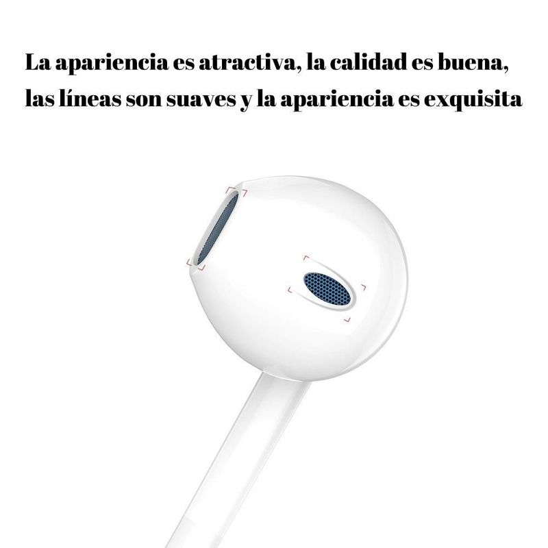 Auriculares con Cable Tipo C para iPhone, OPPO, Huawei y Android,Diseño In-Ear,Compatible con Móvil, PC y Tablets..HOGAWAY