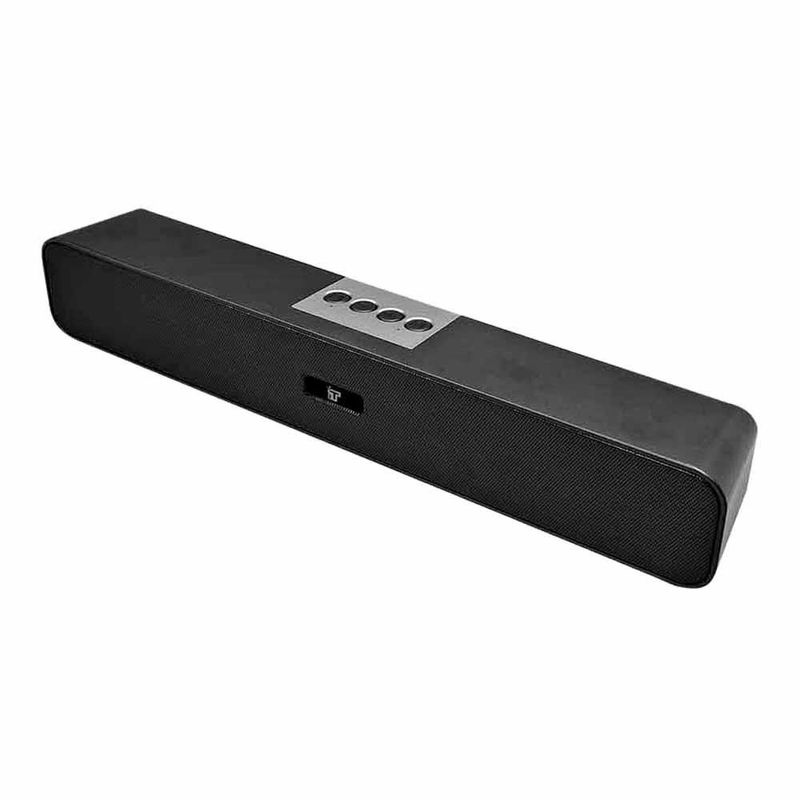 Barra de sonido TEC Radio FM, USB Negro