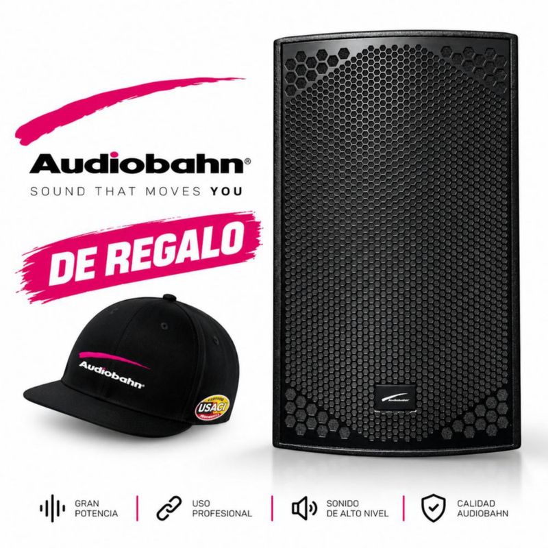 Bafle Profesional Amplificado Audiobahn IMMORTAL15X 15" 1000W RMS Bluetooth DSP TWS