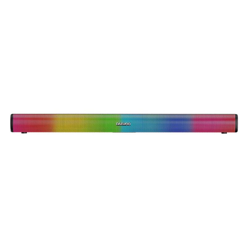 Barra De Sonido Inalámbrica Bluetooth Daewoo Unlimited 32" Luces Led Rgb 20w Rms DW3291