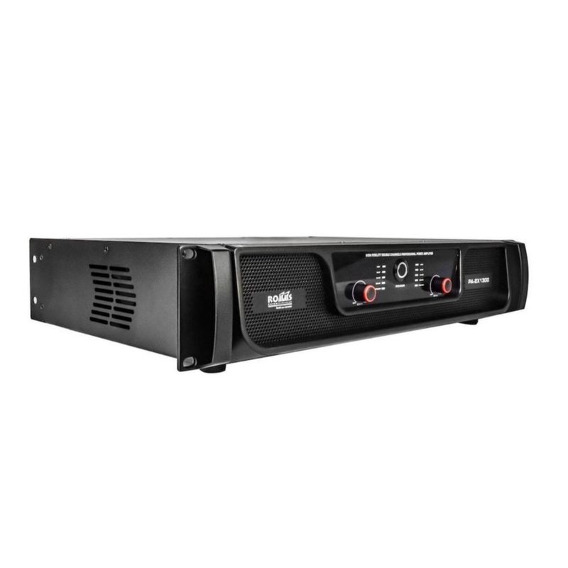 Amplificador Profesional ROMMS 2 canales x 1300w RMS