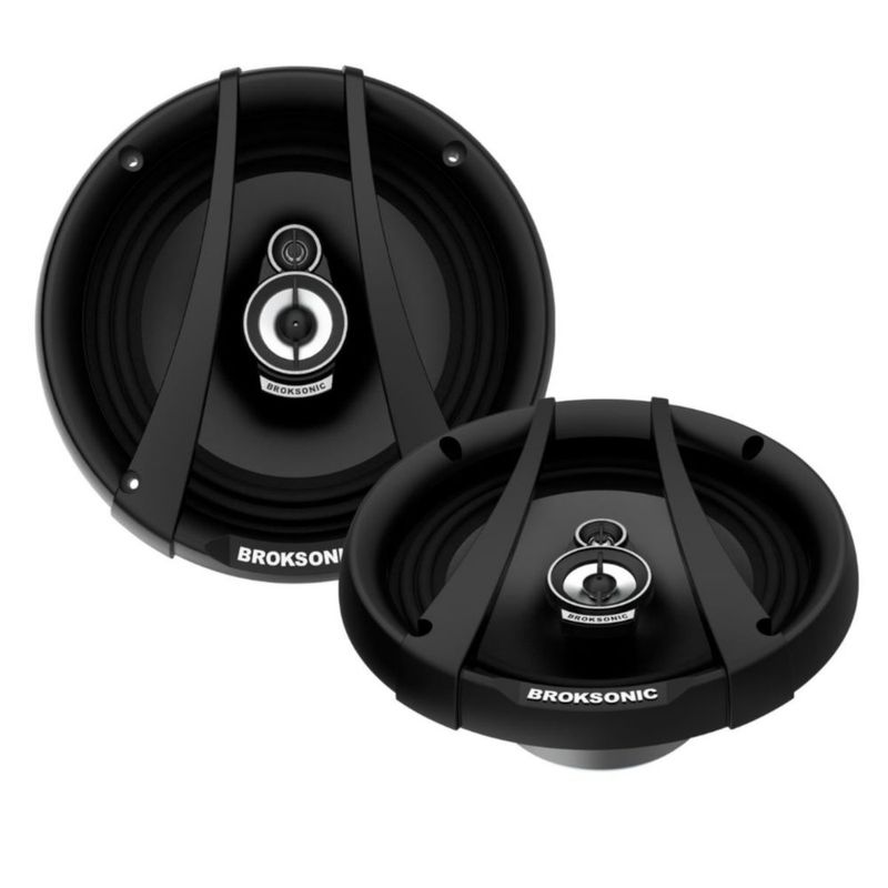 Autoestereo Bs-320f65 1 Din con Bocinas 6.5" 3 Vias Bluetooth Broksonic