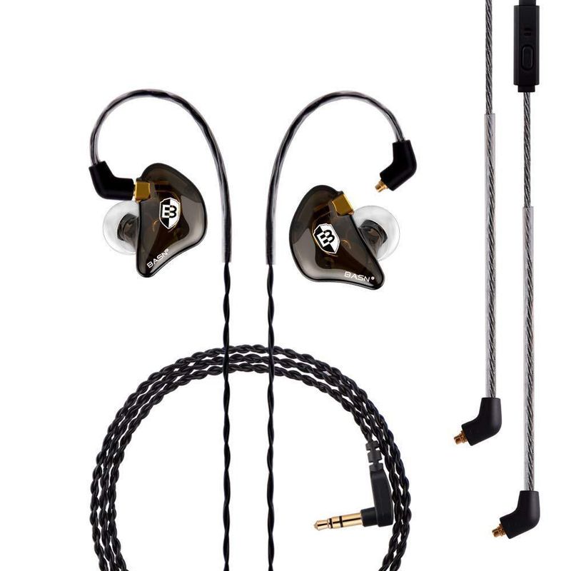 Monitores Intraurales - BASN - Pro Clear - Sonido HD - Brown
