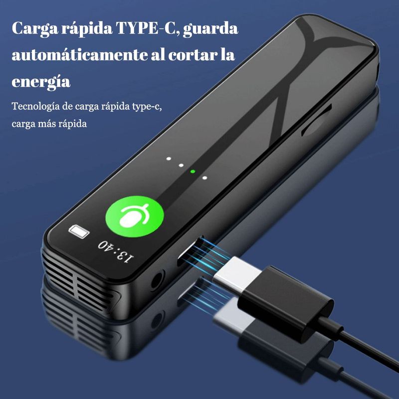 Grabadora de voz, MP3, profesional, reducción de ruido de alta definición, gran capacidad.HOGAWAY