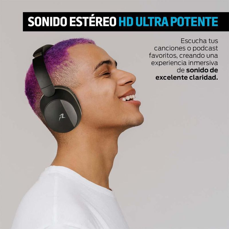 Audífonos Inalámbricos Diadema Plegable 50 Horas Batería Manos Libres