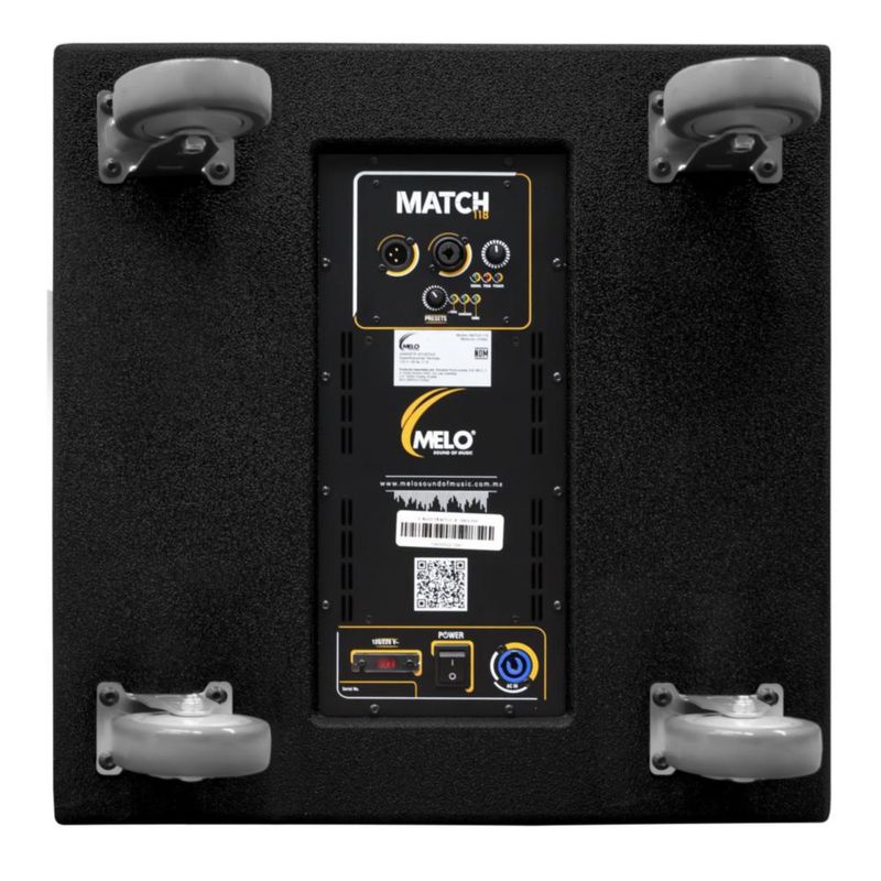 Melo Match 118 Subwoofer Activo de 18'' 1000w 132db