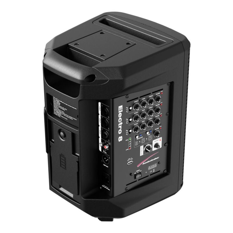 Bafle Audiobahn Profesional Recargable de 8" – 180W ELECTRO8