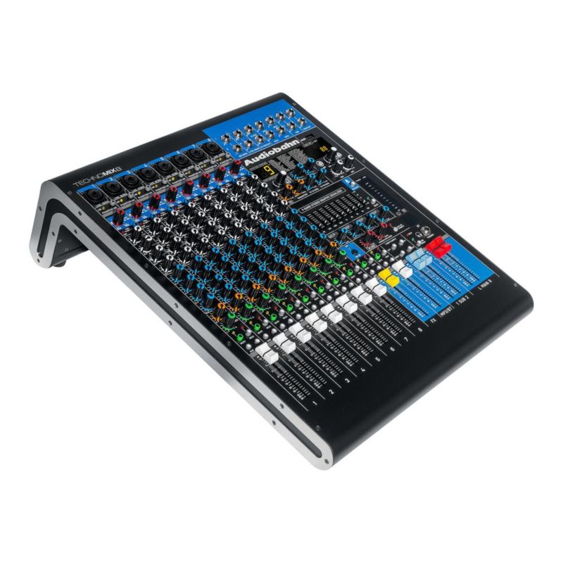 Mezcladora Profesional De 8 Canales Audiobahn TECHNOMIX8
