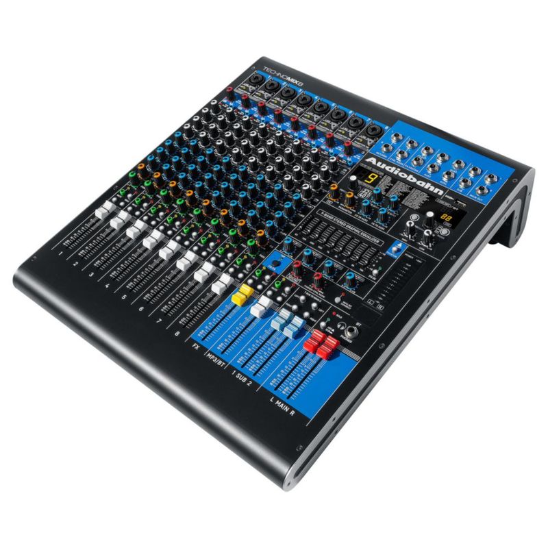 Mezcladora Profesional De 8 Canales Audiobahn TECHNOMIX8