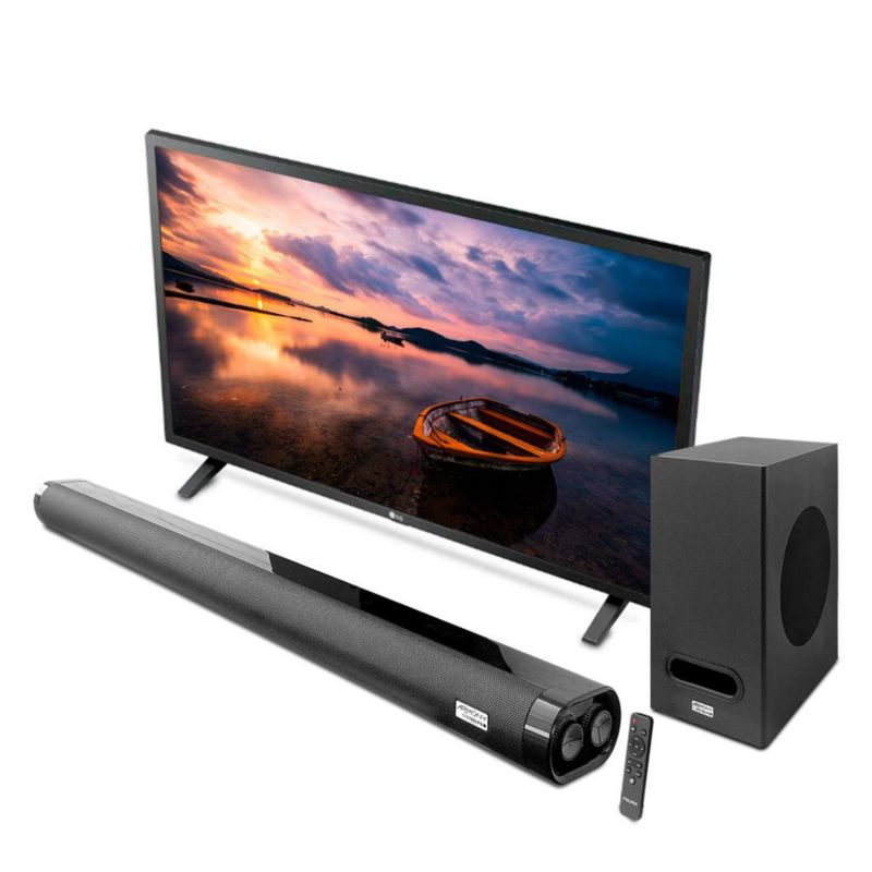 Barra de Sonido Profesional 380W RMS 6 vias Subwoofer 6.5 Armony A1.4-BAR Steelpro