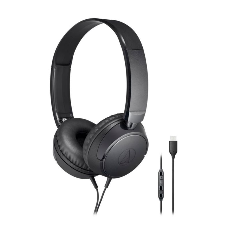 Audífonos - Audio-Technica - ATH-S120C-BK - USB-C - Negro