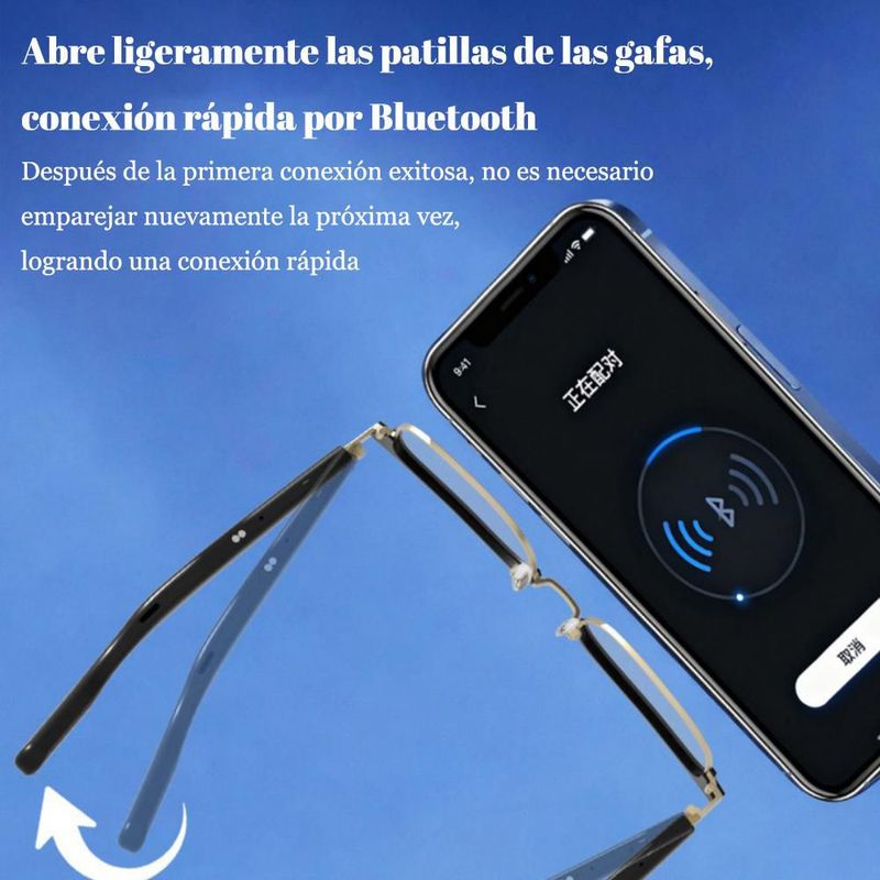 Gafas Inteligentes HOGAWAY Con Traductor AI y Bluetooth