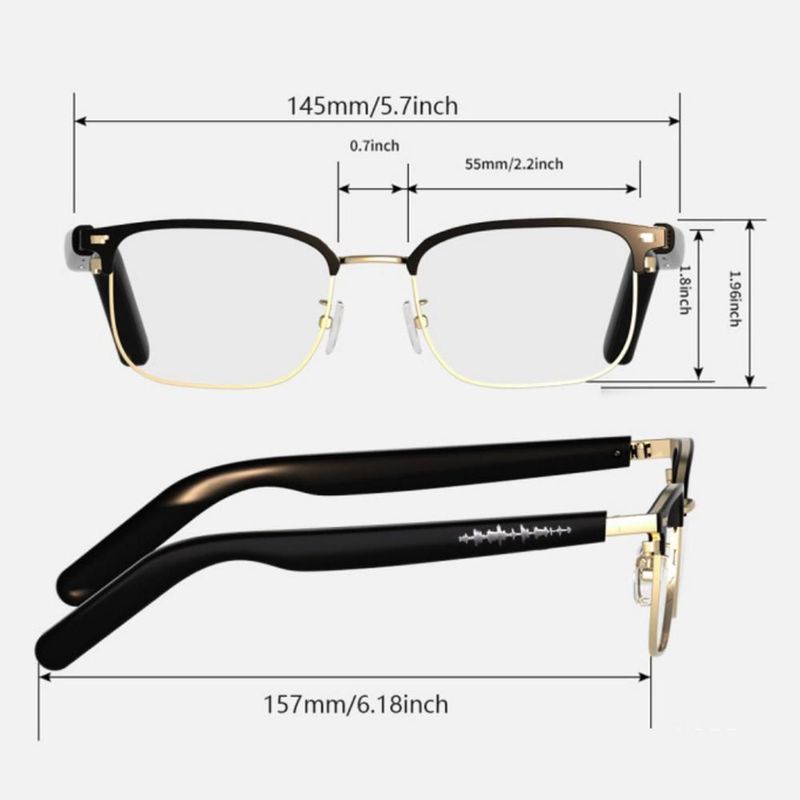 Gafas Inteligentes HOGAWAY Con Traductor AI y Bluetooth