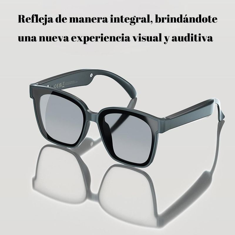 Lentes de Sol Polarizados Inteligentes con Traductor AI - Gafas de Sol de Alta Tecnología con Bluetooth para Llamadas y Música.HOGAWAY