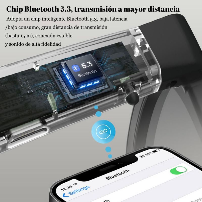 Lentes de Sol Polarizados Inteligentes con Traductor AI - Gafas de Sol de Alta Tecnología con Bluetooth para Llamadas y Música.HOGAWAY