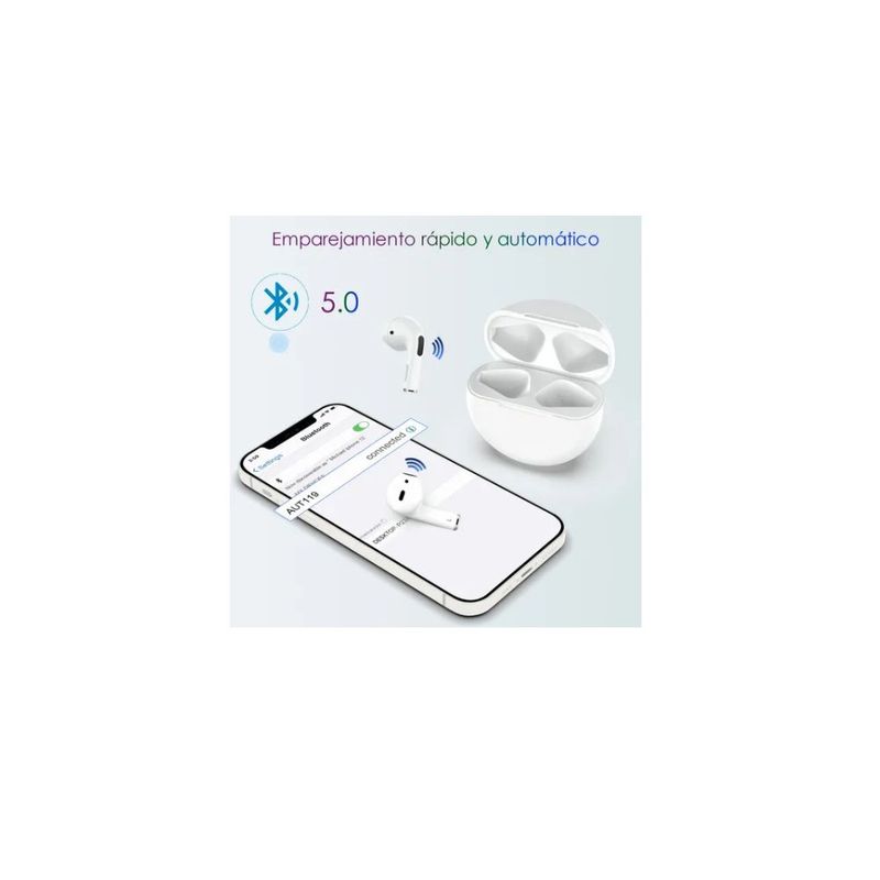 1 Hora Audifonos Inalámbricos In-ear 3 Rosa