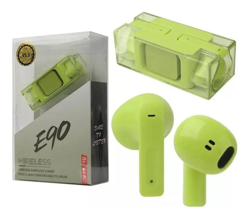 Audífonos Manos Libres Bluetooth E90 True Wireless Verde