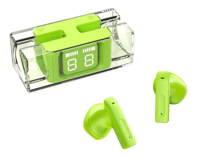 Audífonos Manos Libres Bluetooth E90 True Wireless Verde