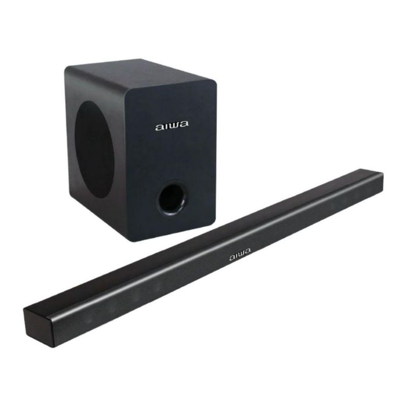 Barra De Sonido Subwoofer + Wireless Aiwa AWSBH1W-W