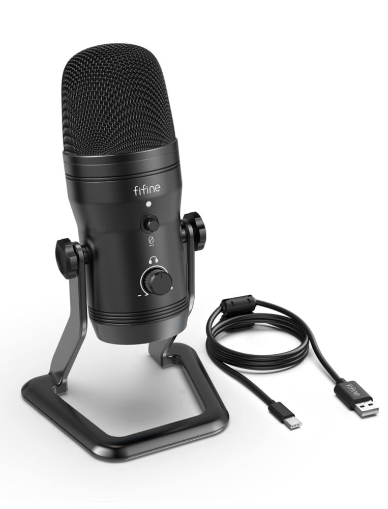 Micrófono USB de grabación de estudio FIFINE K690 para PC/PS4/Mac
