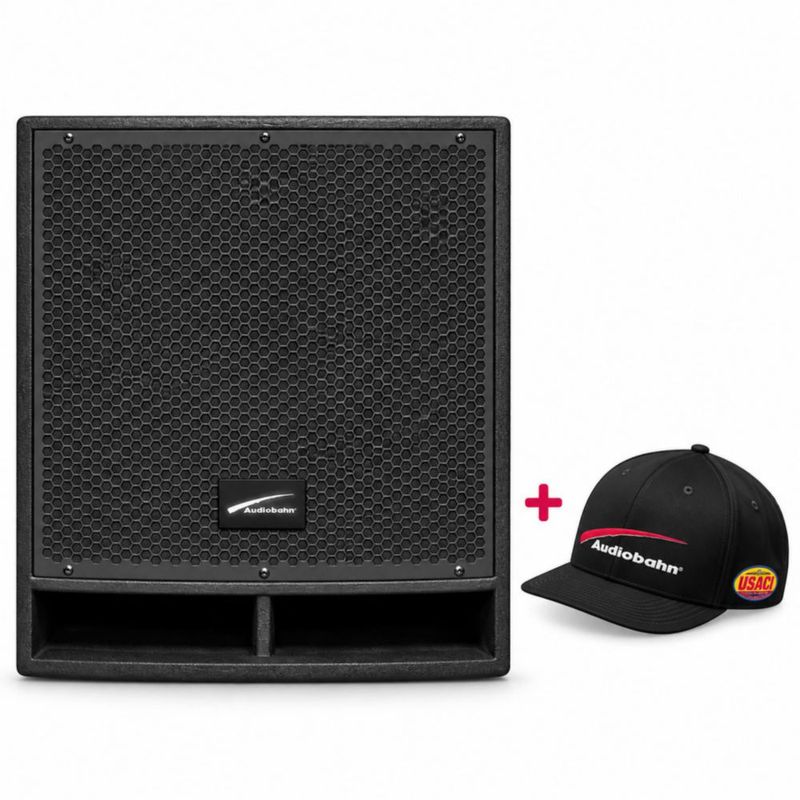 Subwoofer Activo Profesional Audiobahn Resonance15 15” 1200W DSP Graves Potentes Audio Profesional