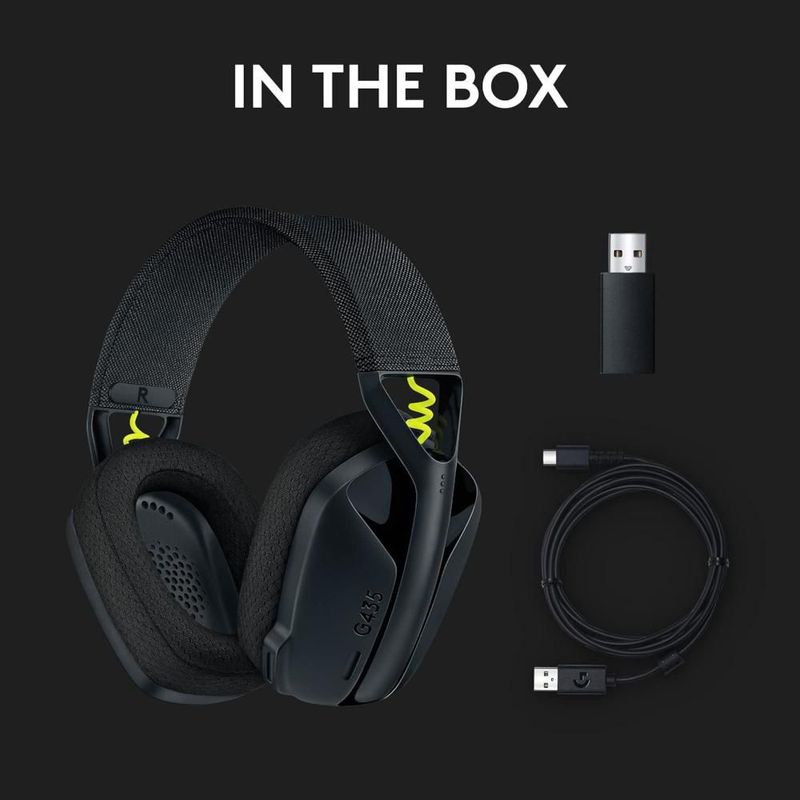 Logitech G435 Lightspeed Audífonos Gaming Inalámbricos Bluetooth