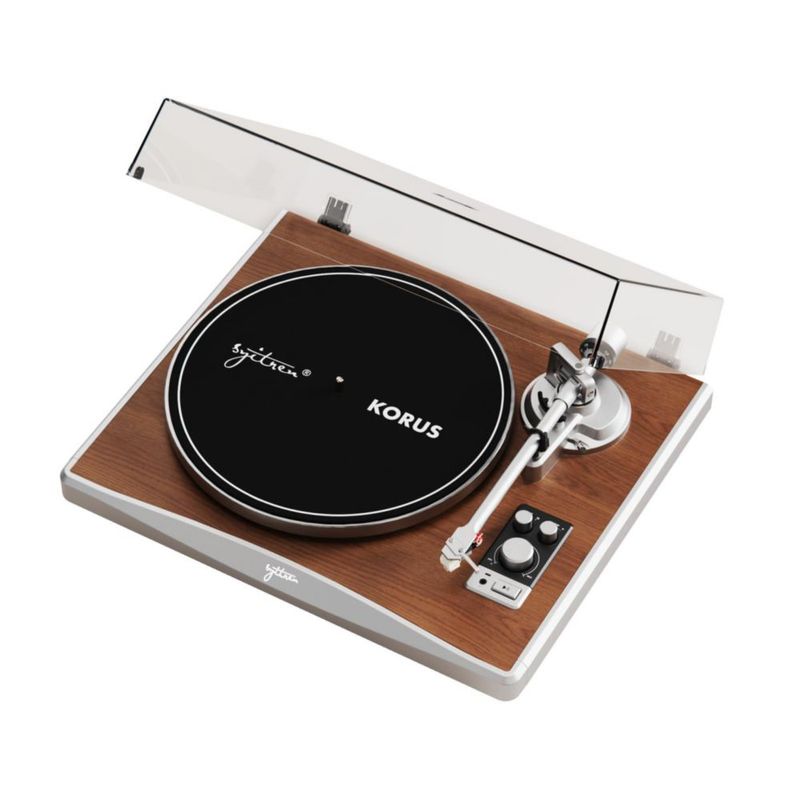 Tocadiscos Syitren KORUS Bluetooth de transmisión por correa y 2 velocidades
