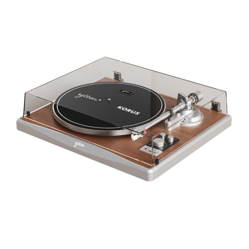Tocadiscos Syitren KORUS Bluetooth de transmisión por correa y 2 velocidades