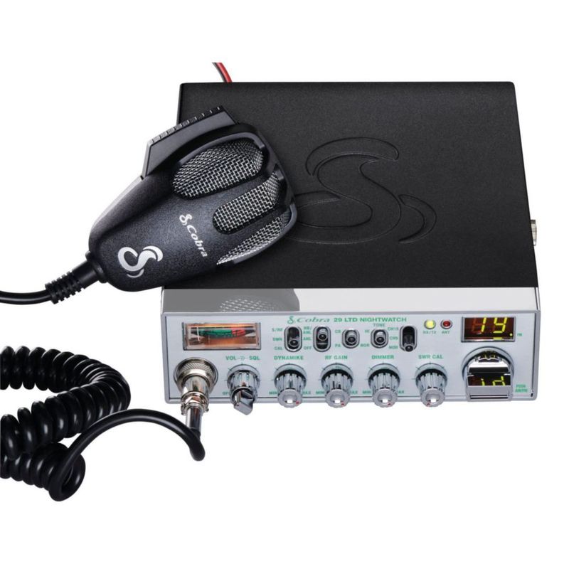 CB Radio Cobra 29 NW AM/FM clásico profesional negro