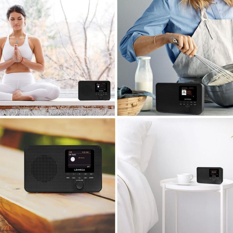 Radio por Internet LEMEGA IR1 con WiFi Bluetooth y FM