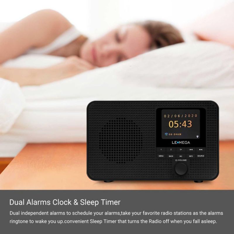 Radio por Internet LEMEGA IR1 con WiFi Bluetooth y FM
