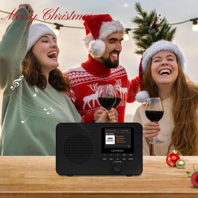 Radio por Internet LEMEGA IR1 con WiFi Bluetooth y FM