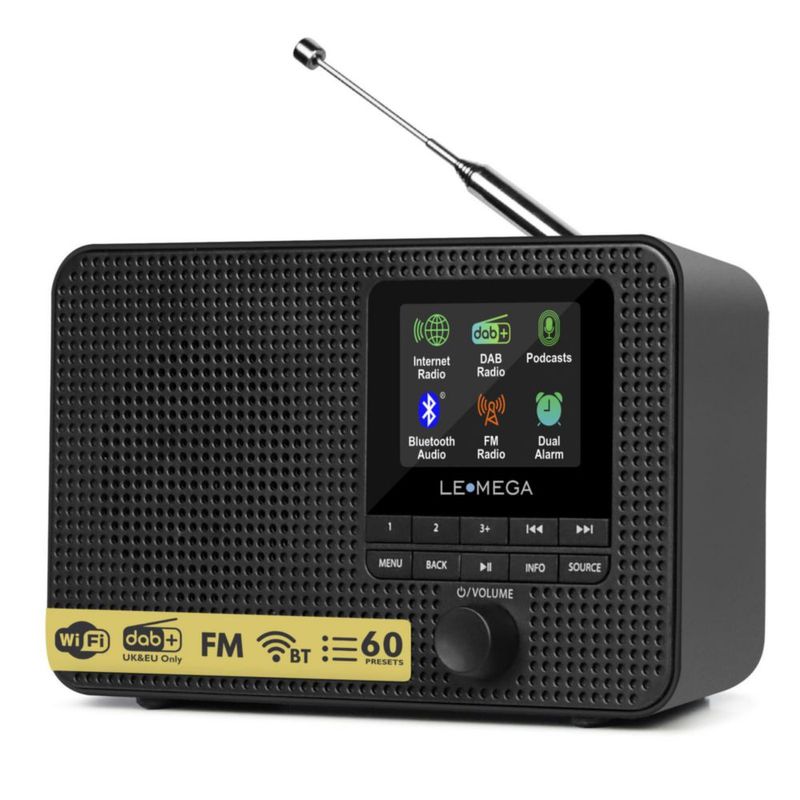 Radio por Internet LEMEGA IR1 con WiFi Bluetooth y FM