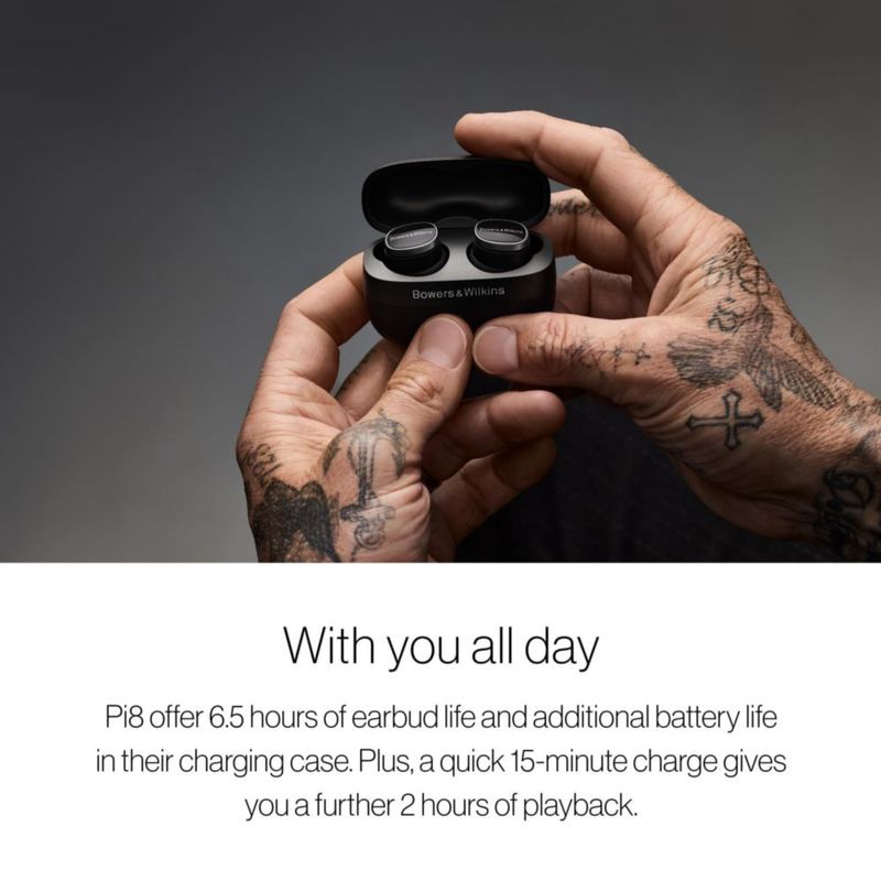 Auriculares inalámbricos Bowers & Wilkins Pi8 con ANC y Bluetooth
