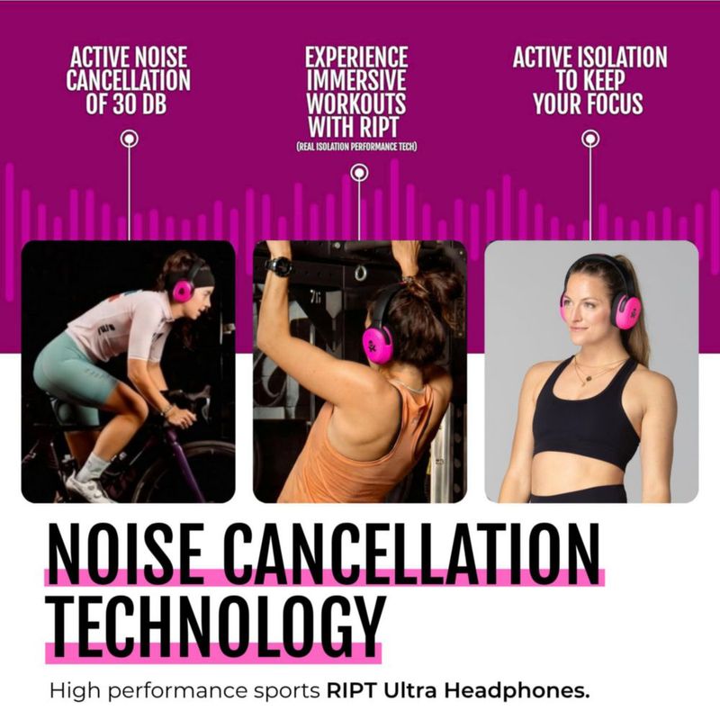 Auriculares H2O Audio Betty x RIPT Ultra ANC resistentes al sudor