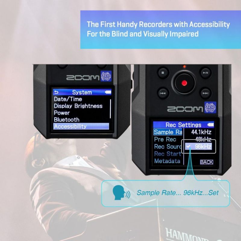 Grabadora de audio Zoom H6essential de 6 pistas 32 bits flotante paquete