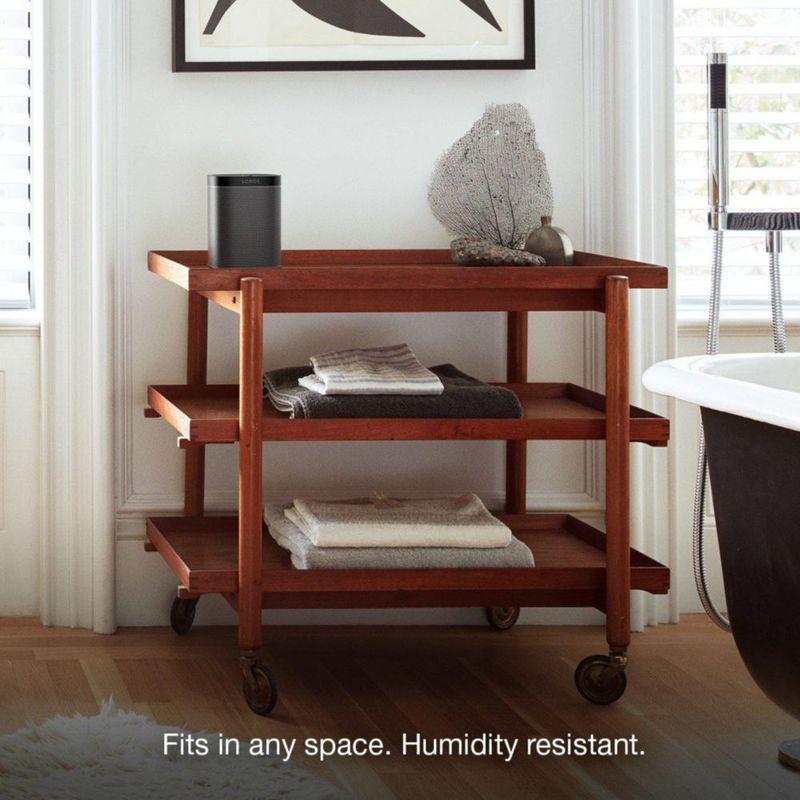 Set de inicio de música en streaming reacondicionado para 2 habitaciones Sonos Play:1 negro