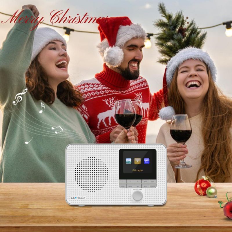 Radio por Internet LEMEGA IR1 con WiFi Bluetooth y doble alarma
