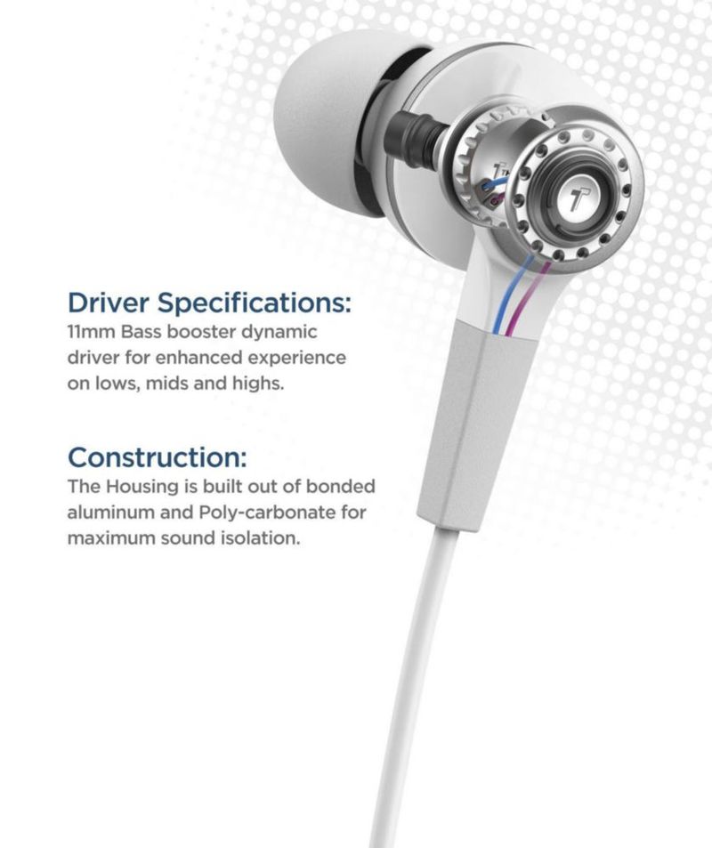 Thore auriculares para iPhone (Certificado Apple MFi) V120 intrauricul