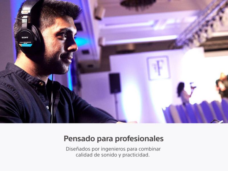 Sony Audífonos profesionales de diafragma grande MDR7506