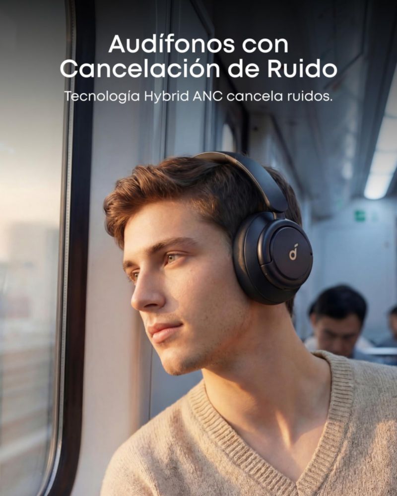 Soundcore by Anker Life Q30 Audifonos Inalambricos Diadema, hasta 50h,