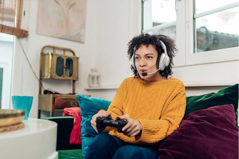 JBL Consola Quantum 360P - Auriculares para Juegos para PlayStation (B
