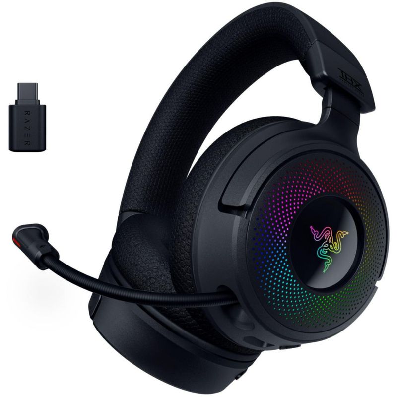 Razer Kraken V4 Auriculares Inalámbricos para Juegos: 2.4GHz, Bluetoot