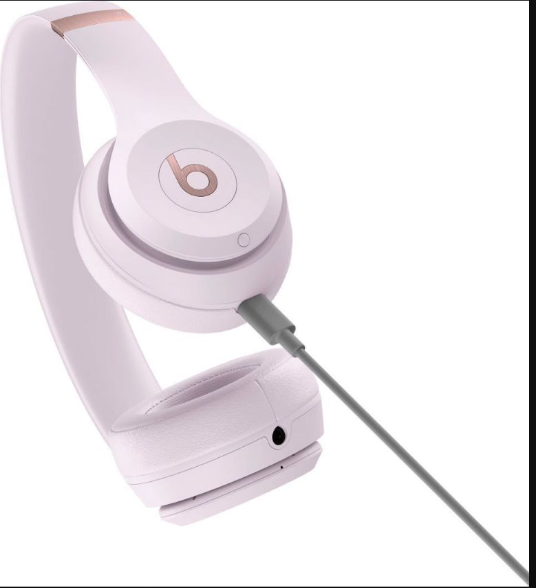 Audífonos Beats Solo 4 Inalámbricos Bluetooth Hasta 50 Horas Rosa Nube