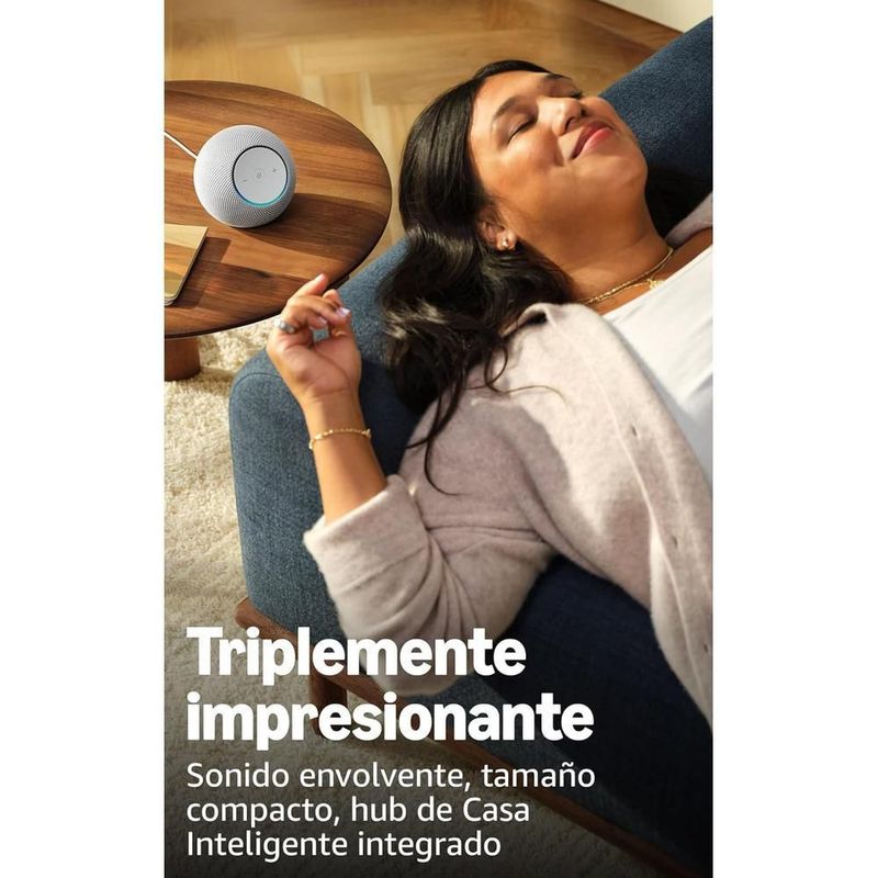 Bocina amazon echo dot max bod6v1h9pm amatista con ia