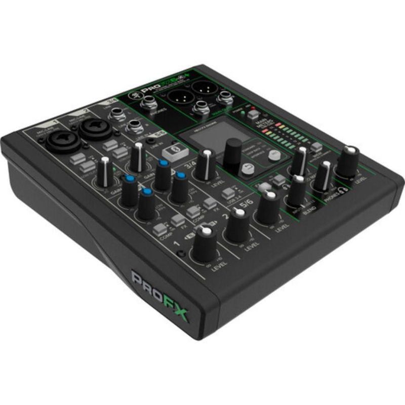 Mezcladora analógica Mackie ProFX6v3+ de 6 canales con Bluetooth
